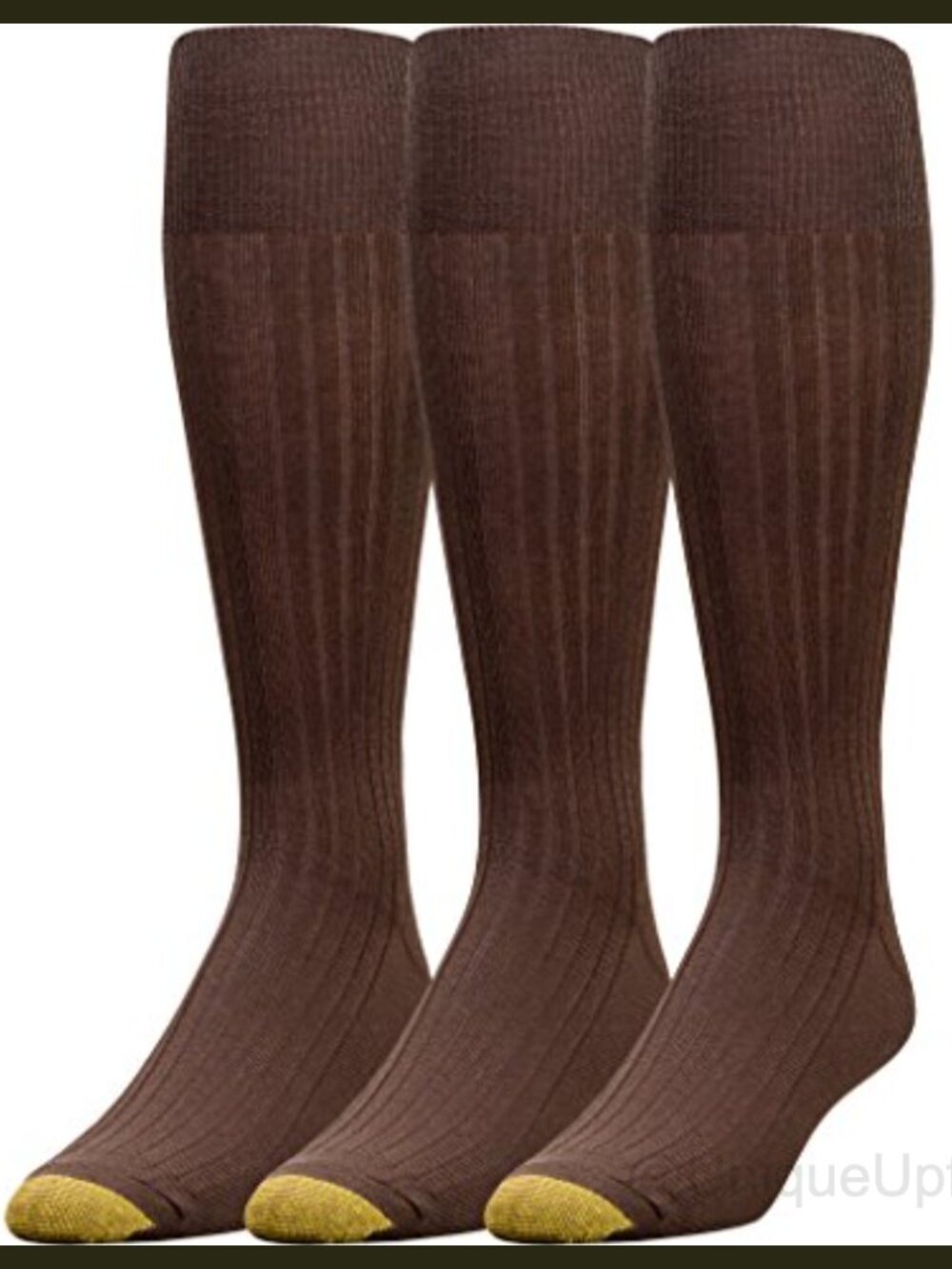 Men's Over-the-Calf Dress Socks 3-Pair Cotton Nylon Spandex